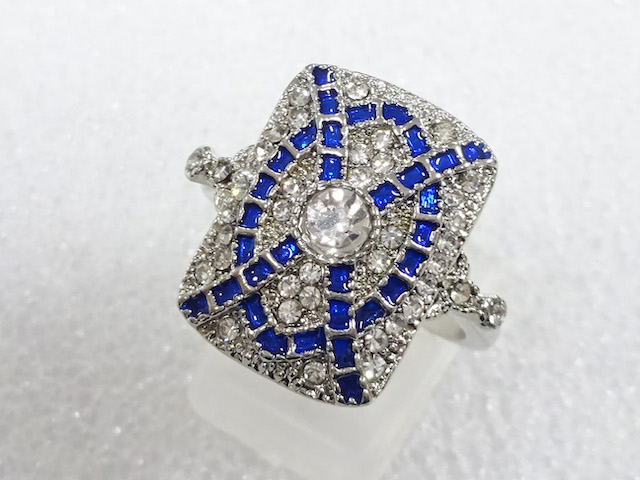 色石　指輪(18号)